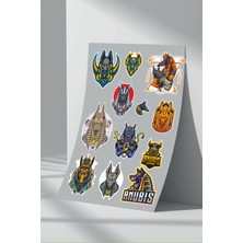 Stickermarket Antik Mısır Sticker Seti (9)