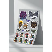 Stickermarket Baykuş Sticker Seti (5)