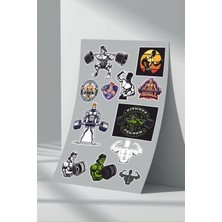 Stickermarket Fitness Gym Sticker Seti (3)