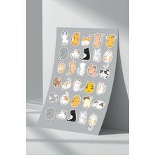 Stickermarket Kedi Sticker Seti (30)