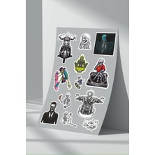 Stickermarket Kurukafa Skull Sticker Seti (24)