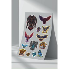 Stickermarket Baykuş Sticker Seti (2)