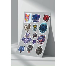 Stickermarket Kurt Wolf Sticker Seti (9)