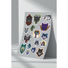 Stickermarket Kurt Wolf Sticker Seti (8)