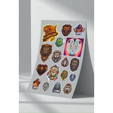 Stickermarket Aslan Lion Sticker Seti (10)