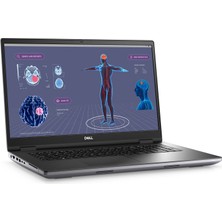 Dell Precision 7780 Intel Core I7 13850HX 64GB 2tb SSD 16GB Nvıdıa Rtx A5000 17.3" UHD Wva Freedos Taşınabilir Iş Istasyonu