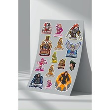 Stickermarket Women Gaming Sticker Seti (2)