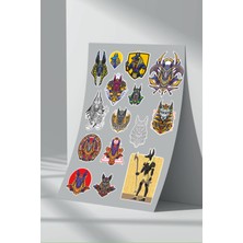 Stickermarket Antik Mısır Sticker Seti (14)