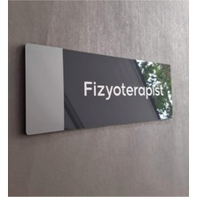 Yönline Klasik Seri Fizyoterapist Kapı Isimliği