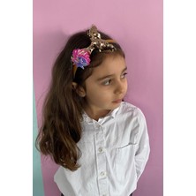 Kumsal's Kids Boutique Kahverengi Renk Balık Figürlü Pullu Çocuk Taç