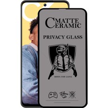 Kzy Realme C55 ile Uyumlu Tam Kaplayan Mat Seramik Nano Esnek Hayalet Ekran Koruyucu