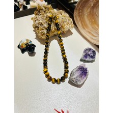 Luna Jewellery Kaplan Gözü Doğal Taşlı Kolye