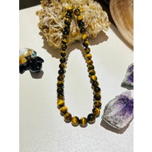 Luna Jewellery Kaplan Gözü Doğal Taşlı Kolye