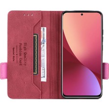 Mays Home1 Xiaomi 12 5g Kart Ekleme Deri Folio Flip Case Koruyucu Kılıf (Yurt Dışından)