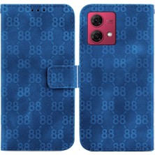 Mays Home1 Motorola Moto G84 5g Için Telefon Kılıfı Pu Deri Cüzdan Kapak Kickstand 8 (Yurt Dışından)