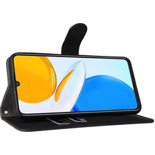 Mays Home1 Kart Tutucu Kickstand Deri Folio Flip Case ile Onur X7 Için Kılıf (Yurt Dışından)