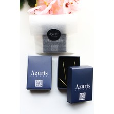 Azuris Silver 925K Gümüş Gurmet Zincir I Harfi Harfli Kolye