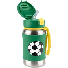 Mediterian Çelik Spark Style Pipetli Paslanmaz Çelik Suluk Futbol 250-350 ml Yeşil