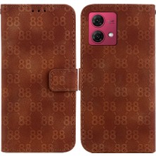 Mays Home1 Motorola Moto G84 5g Için Telefon Kılıfı Pu Deri Cüzdan Kapak Kickstand 8 (Yurt Dışından)