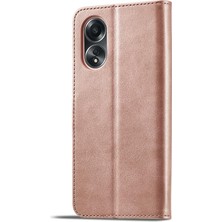 Mays Home1 Tutucu Kart Yuvaları ile Oppo A78 4g Için Kılıf Cüzdan Buzağı Doku Flip Case (Yurt Dışından)