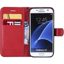 Mays Home1 Samsung Galaxy S7 Klasik Düz Renk Iş Cüzdan Telefon Için Flip Case (Yurt Dışından)