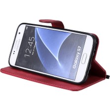 Mays Home1 Samsung Galaxy S7 Klasik Düz Renk Iş Cüzdan Telefon Için Flip Case (Yurt Dışından)