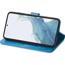 Mays Home1 Samsung Galaxy S23 Artı Dört Yapraklı Yonca Flip Kapak Zarif (Yurt Dışından)