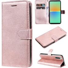 Mays Home1 Kart Yuvası ile Sony Xperia 10 Iv Için Flip Case Iş Cüzdan Telefon Kılıfı (Yurt Dışından)