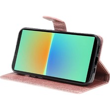 Mays Home1 Kart Yuvası ile Sony Xperia 10 Iv Için Flip Case Iş Cüzdan Telefon Kılıfı (Yurt Dışından)