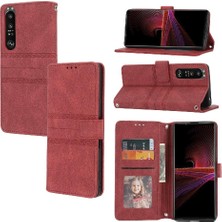 Mays Home1 Sony Xperia 1 Iii Için Flip Case Darbeye Koruyucu Cüzdan Kılıf Pu (Yurt Dışından)