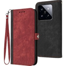 Mays Home1 Xiaomi 14 Için Kılıf Pro Kickstand Koruyucu Cüzdan Flip Folio Kitap Pu ile (Yurt Dışından)