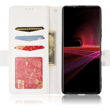 Mays Home1 Sony Xperia 1 Iii Kart Yuvaları Için Kılıf Tutucu Cüzdan Pu Deri Manyetik (Yurt Dışından)