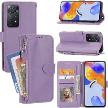 Mays Home1 Xiaomi Redmi Not 11 Için Flip Case Pro Artı 5g Kickstand Kayış Kart Pu (Yurt Dışından)