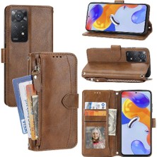 Mays Home1 Xiaomi Redmi Not 11 Için Flip Case Pro Artı 5g Kickstand Kayış Kart Pu (Yurt Dışından)