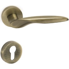 System Mımas Rozetli Kapı Kolu Antik Yale