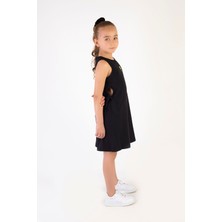 Tuffy Kids Kız Çocuk Yazlık  Kaşkorse Basic Elbise 6-9 Yaş