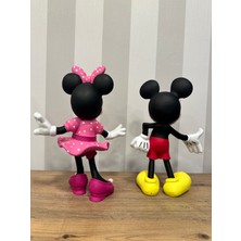 İki Cadı Tasarım Iki Cadı Tasarım, Mickey Mouse ve Minnie Mouse Ikili Set Hediyelik Dekoratif Obje
