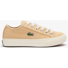 Lacoste Backcourt Kadın Bej Sneaker 747CFA0006 Bw7