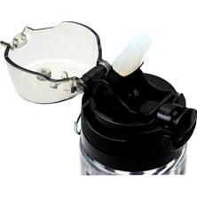 Beşiktaş Kartal Baskılı Plastik Matara 500 Ml Siyah 24390