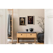 Decotorium Çerçeveli Tablo Anımal Kıngdom-Dog Serisi Mdf Tablo DOG/218