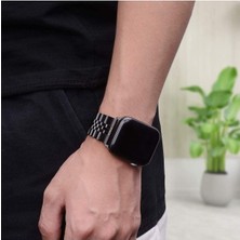 Alstrap Apple Watch Uyumlu Seri 2 3 4 5 6 7 8 Se Ultra Uyumlu 42 44 45 49MM Paslanmaz Çelik Rolex Tasarım Kordon