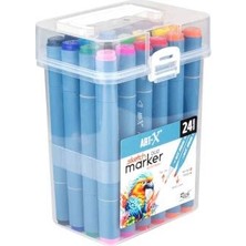 Rich Art-X Sketch Marker Duo Çift Uçlu Marker Kalem 24 Renk Set