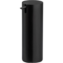 System Banyo Aksesuarları Basmalı Sıvı Sabunluk Siyah Renk 300 Ml - 168X60X83 Mm