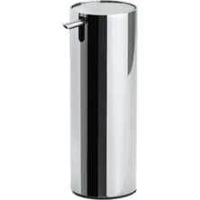 System Banyo Aksesuarları Basmalı Sıvı Sabunluk Krom Renk 300 Ml - 168X60X83 Mm