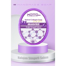 Motto Plus Professional Yaşlanma Belirtilerine Karşı Etkili Oval Süngerli Kolajen Sabun 135 Gr.