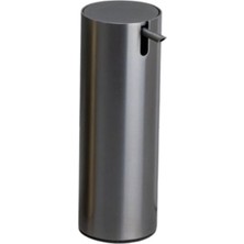 System Banyo Aksesuarları Basmalı Sıvı Sabunluk Füme Renk 300 Ml - 168X60X83 Mm