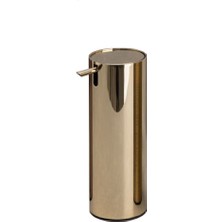 System Banyo Aksesuarları Basmalı Sıvı Sabunluk Gold Renk 300 Ml - 168X60X83 Mm