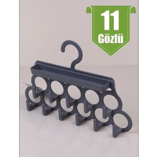 Fıtzgerald (2'li)Takı Kıravat Şal Eşarp Askısı 11 Kancalı Takı Hazneli Çok Fonksiyonlu Askı Aparatı