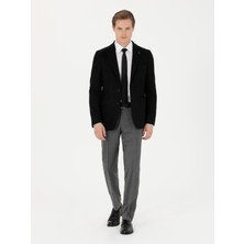 Cacharel Erkek Gri Slim Fit Yün Karışımlı Kumaş Pantolon 50270151-VR024