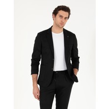 Cacharel Erkek Siyah Slim Fit Ceket 50265271-VR046